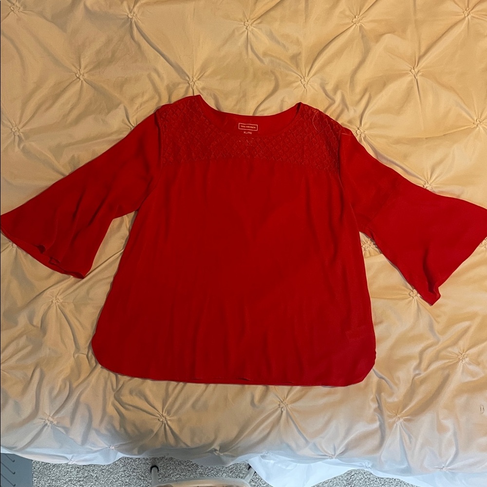Van Heusen Vibrant Red (orange) Blouse